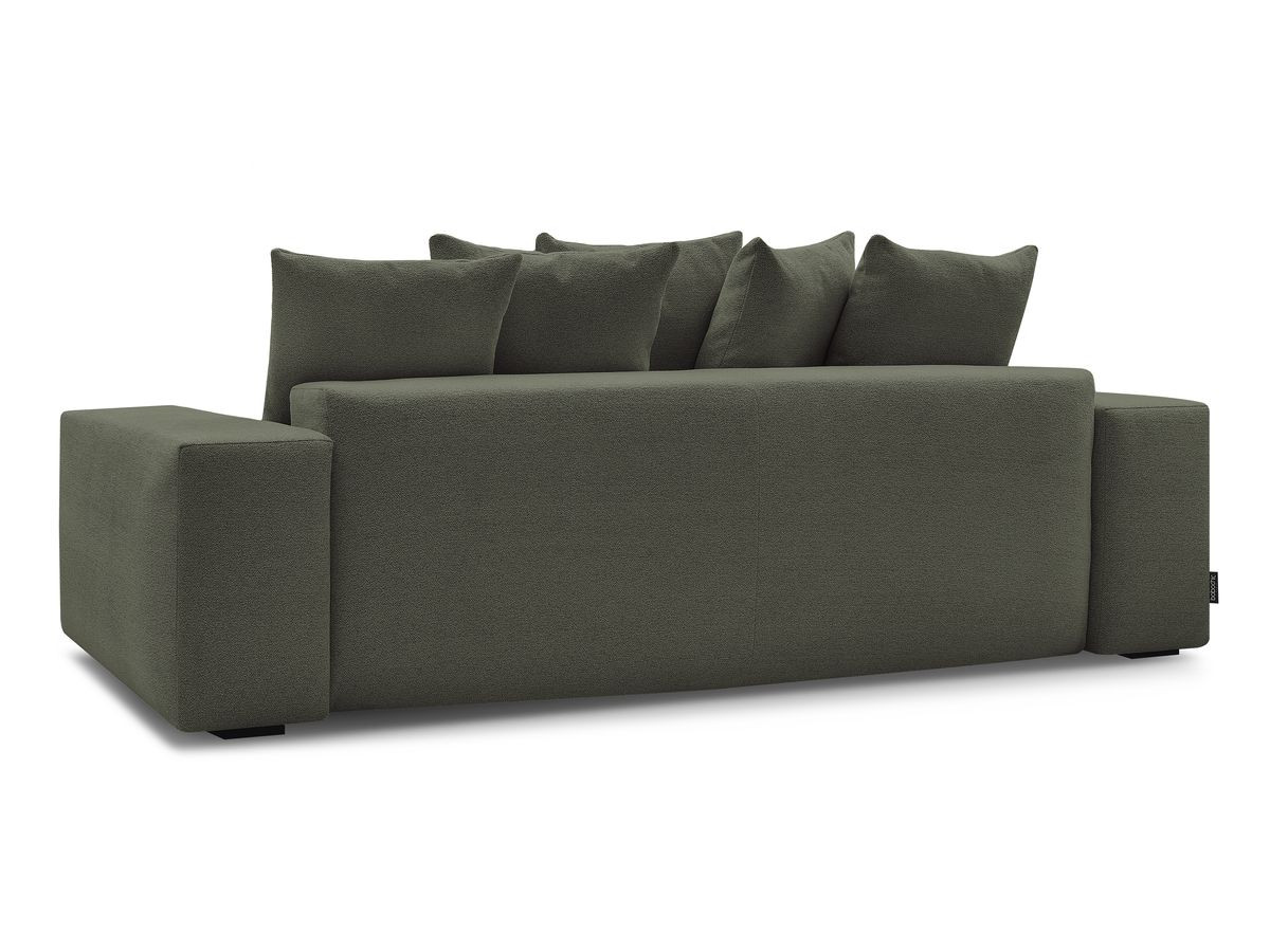 Canapé droit fixe 3 places VOLTAIRE tissu chiné