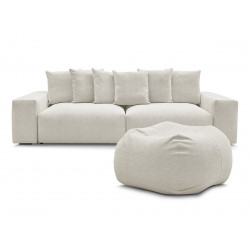 Droit fixe + pouf