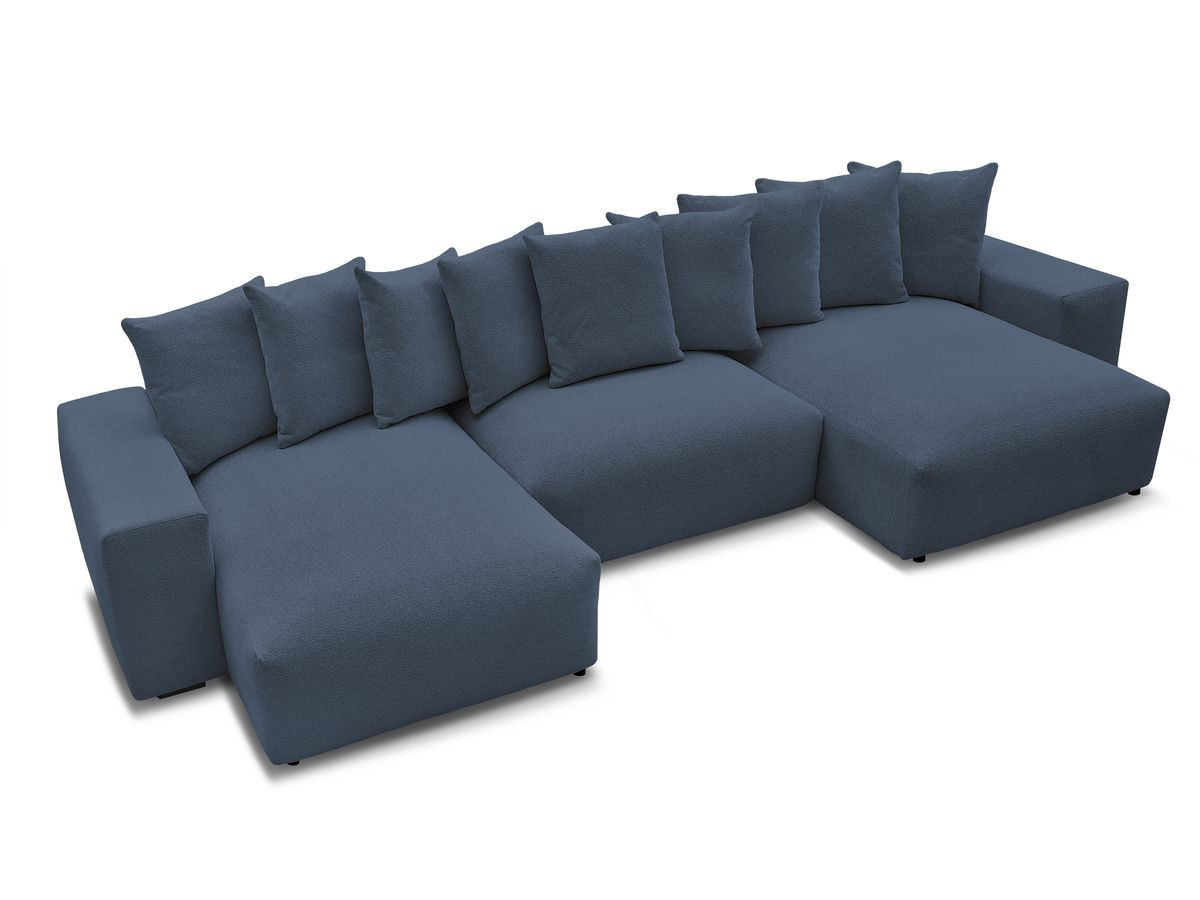 Canapé panoramique fixe VOLTAIRE tissu chiné