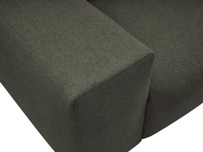 Canapé d'angle convertible réversible convertible coffre VOLTAIRE tissu chiné