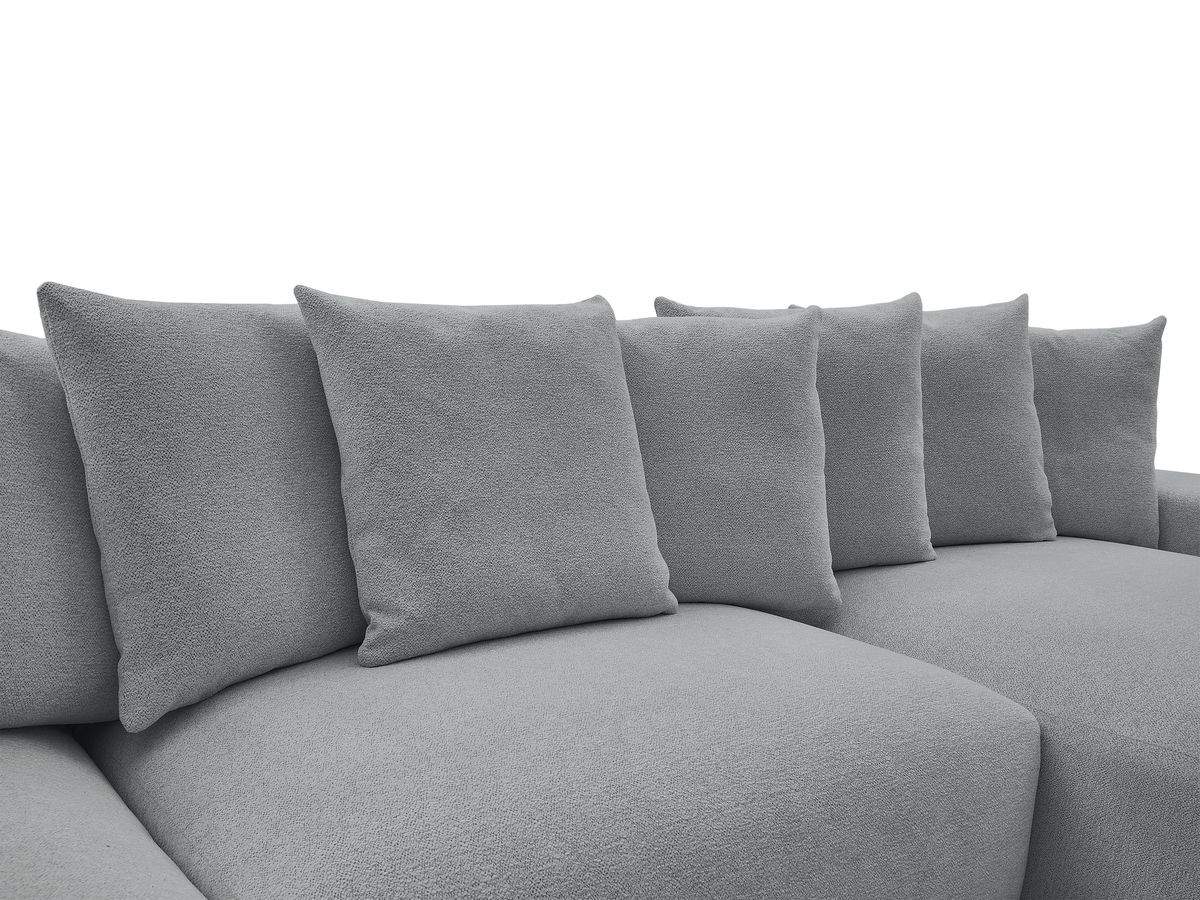 Canapé panoramique convertible coffre VOLTAIRE tissu chiné