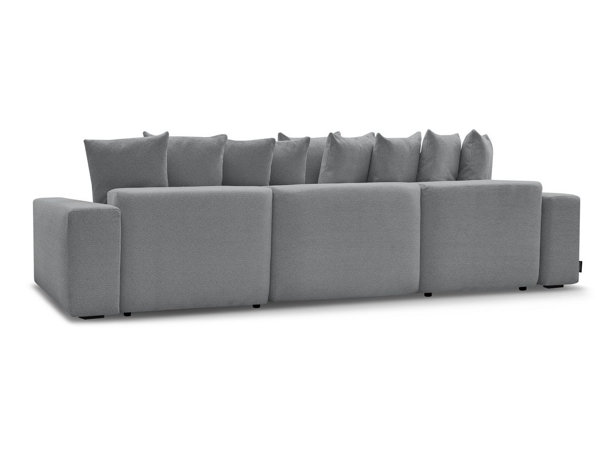 Canapé panoramique convertible coffre VOLTAIRE tissu chiné