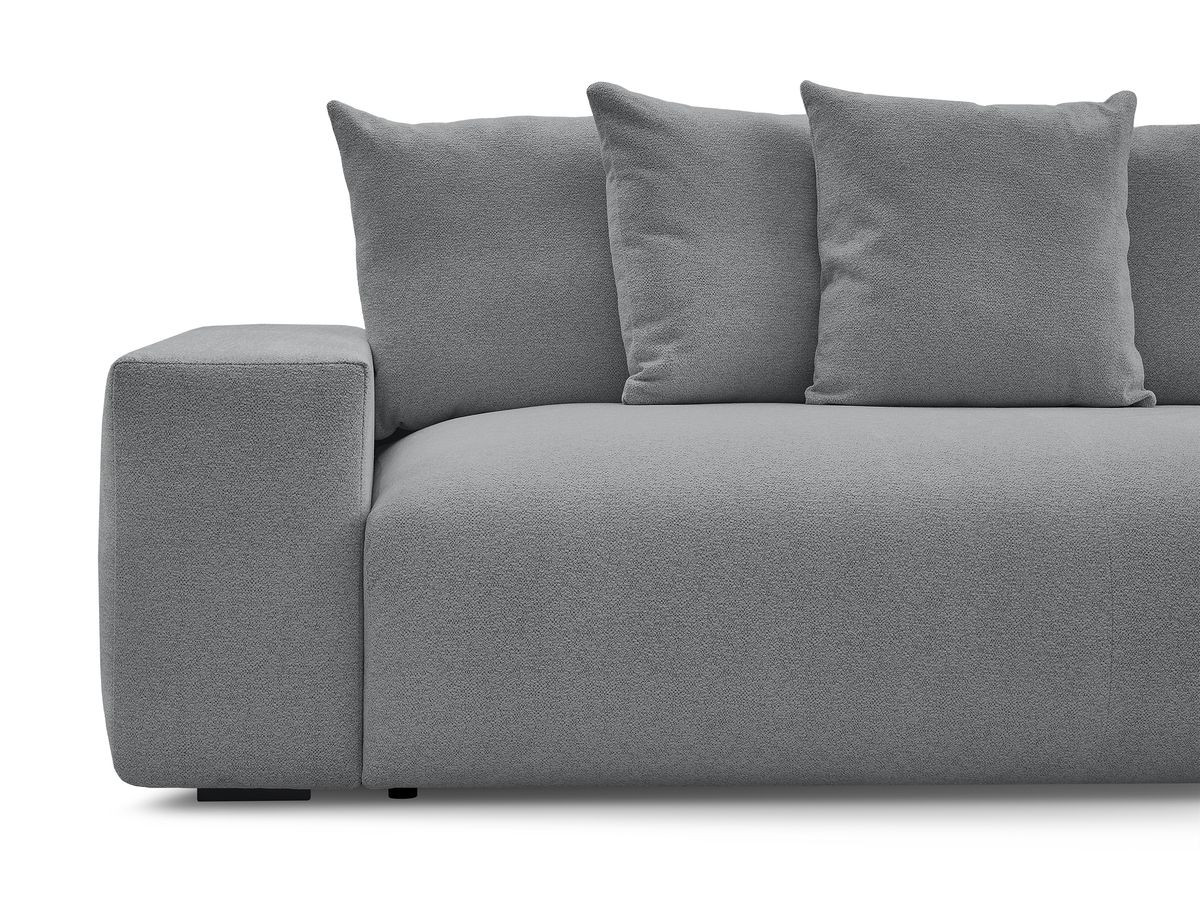 Canapé droit convertible coffre VOLTAIRE chiné gris foncé — vue 5