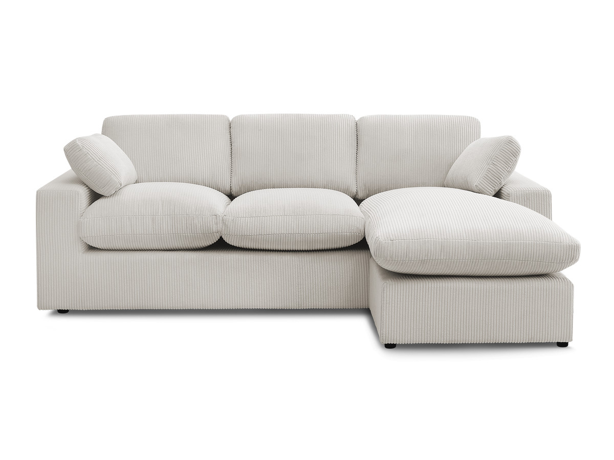 BELAIR compacte omkeerbare corduroy hoekbank