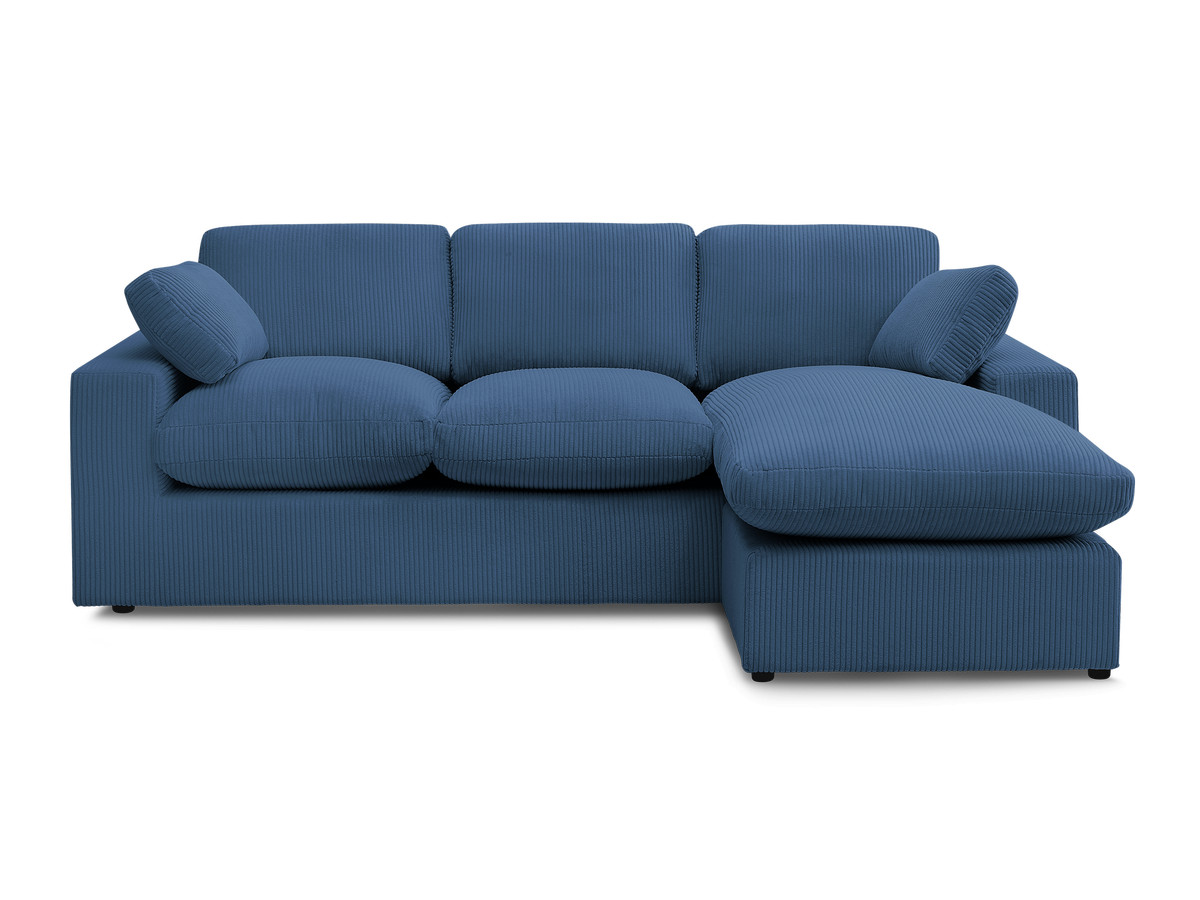 BELAIR compacte omkeerbare corduroy hoekbank