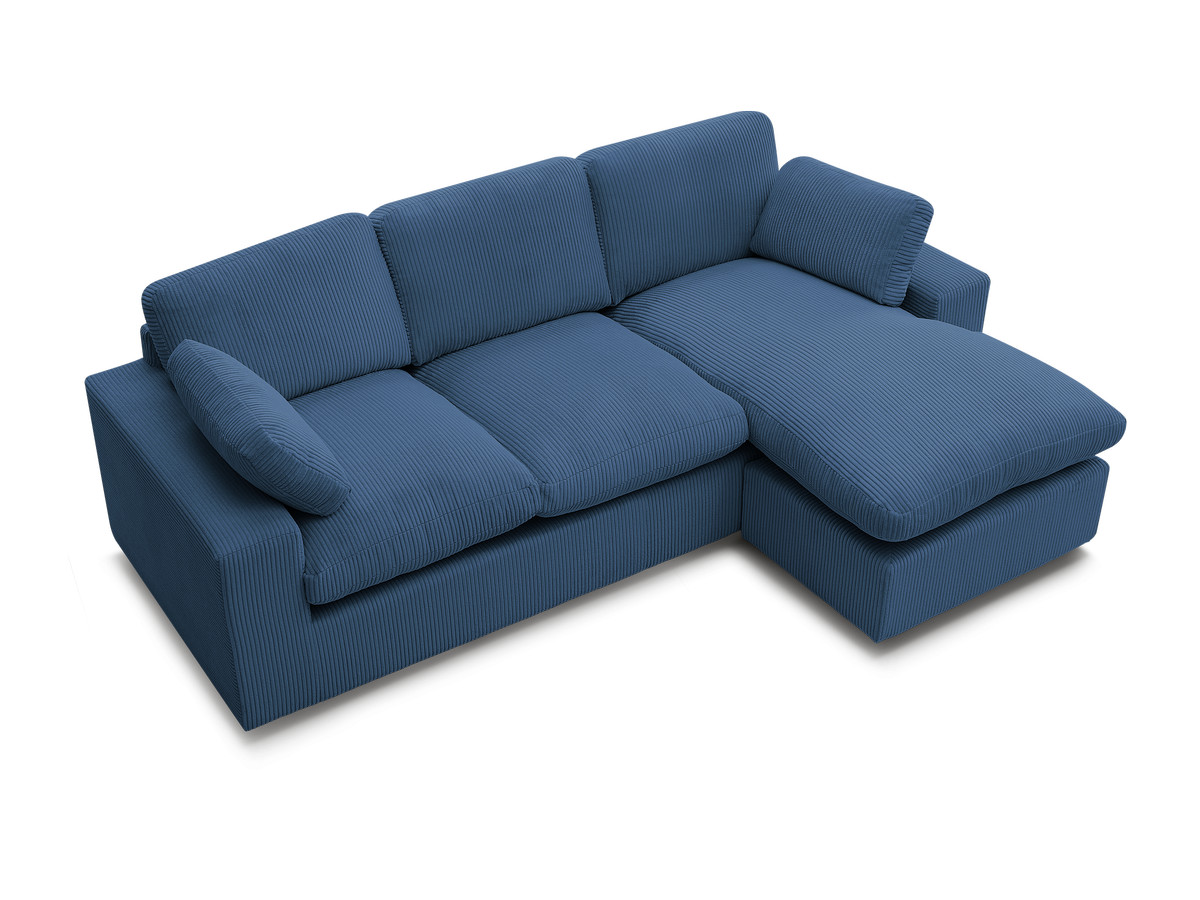 BELAIR compacte omkeerbare corduroy hoekbank
