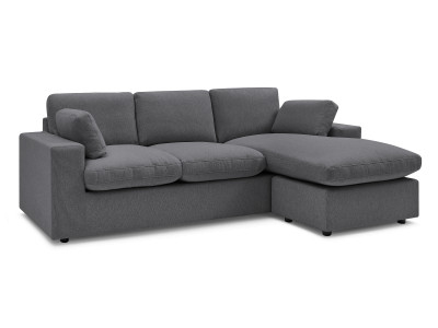 Canapé d'angle fixe réversible compact BELAIR
