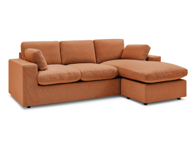 Canapé d'angle fixe réversible compact BELAIR