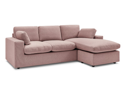 Canapé d'angle fixe réversible compact BELAIR