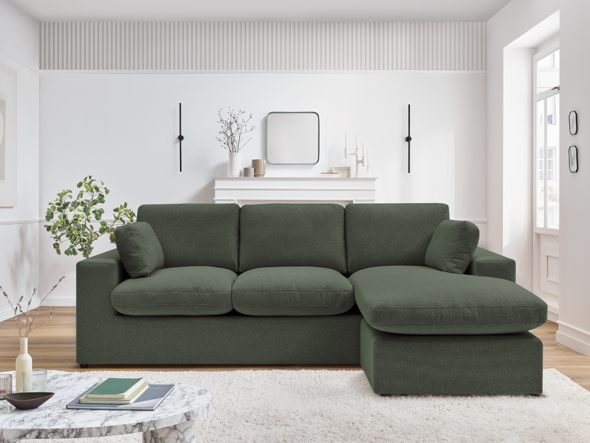 Canapé d'angle réversible compact BELAIR