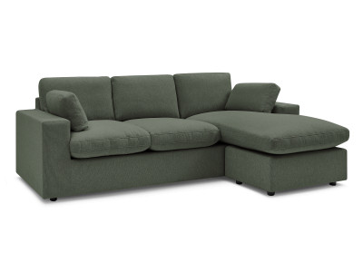 Canapé d'angle fixe réversible compact BELAIR