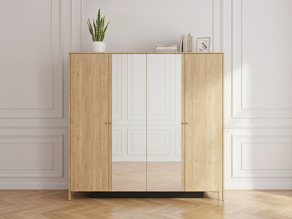 MADDY 220 cm 4-deurs kledingkast