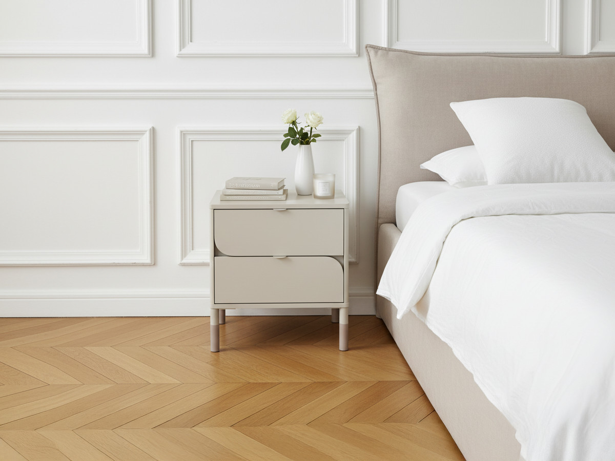 Lot de 2 chevets 2 tiroirs BOREO — vue 5