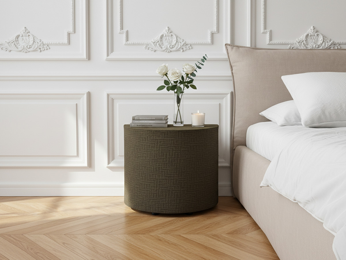 Lot de 2 chevets NOAM texturé vert — vue 4