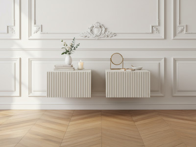 Lot de 2 chevets tiroir KASHA suspendu