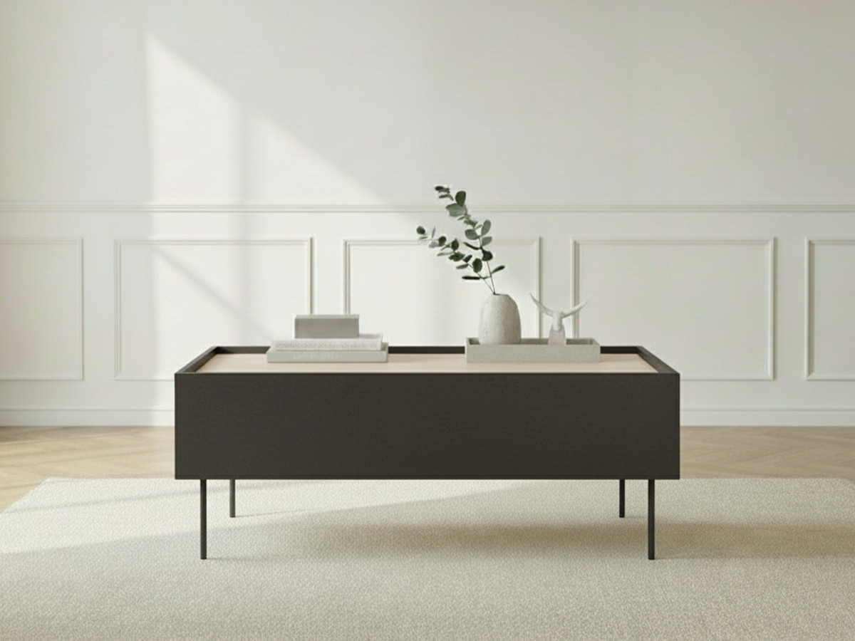 Table basse avec tiroir 120 cm ATLAS