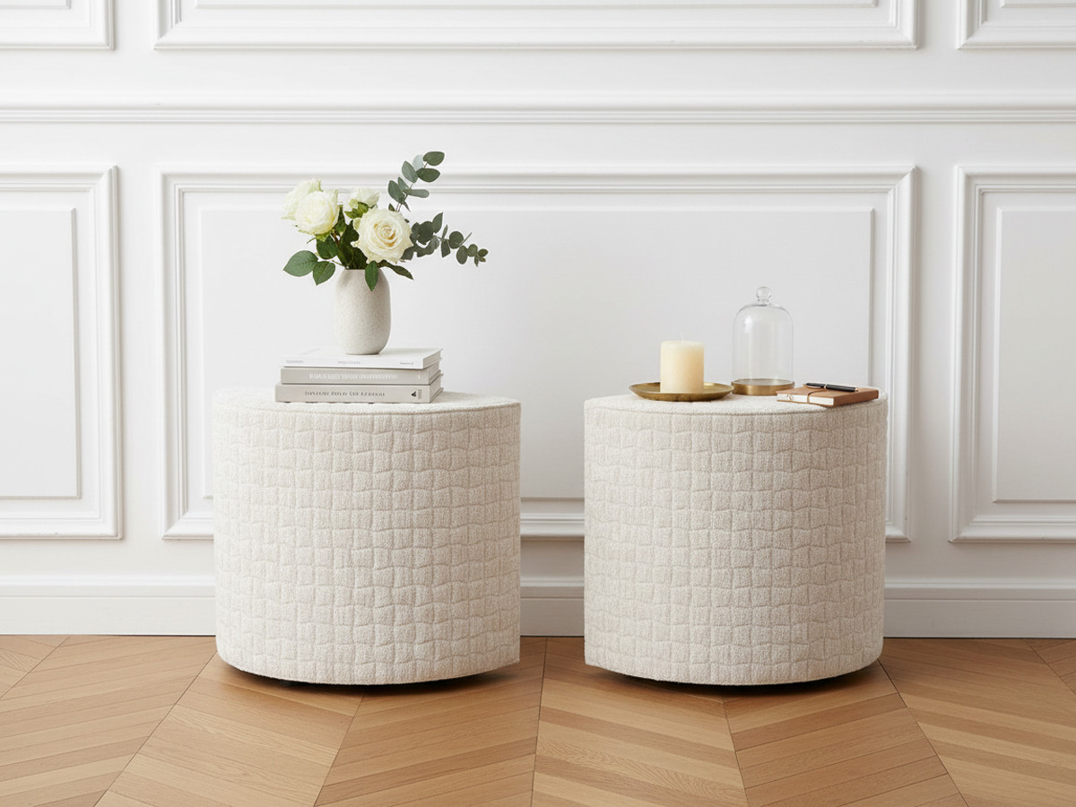 Set van 2 NOAM nachtkastjes in gerecyclede structuurstof