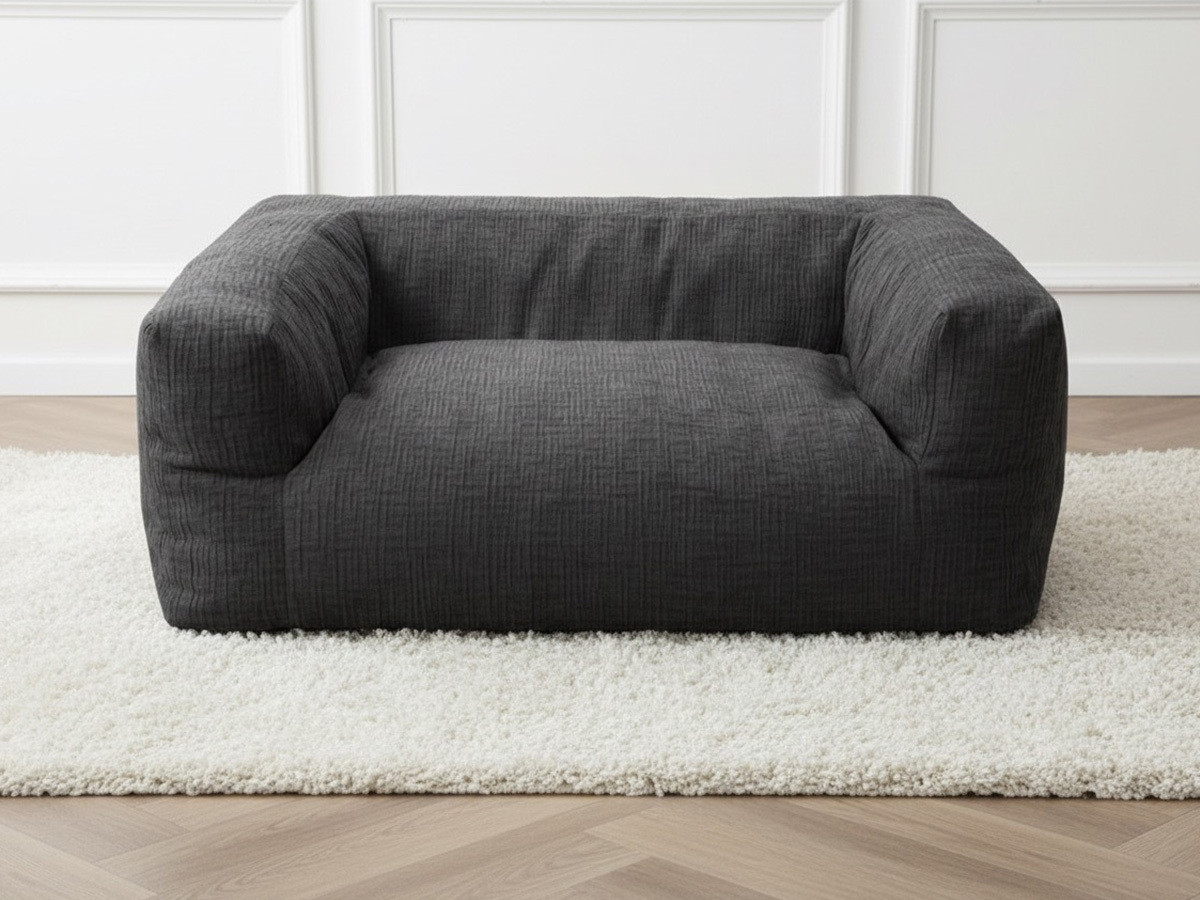 Panier pour chien SALTO texturé gris foncé m (80cm)