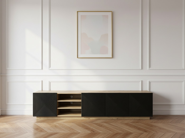 Meuble TV 200 cm ELIA avec niche