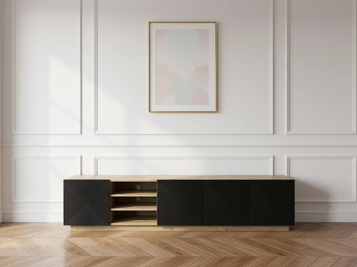 ALICE 200 cm tv-meubel met nissen