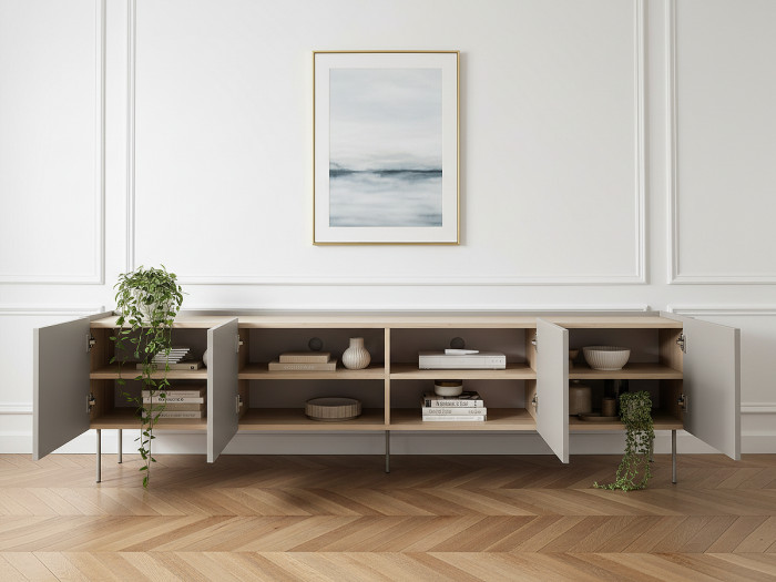 Meuble TV 4 portes 220 cm ATLAS