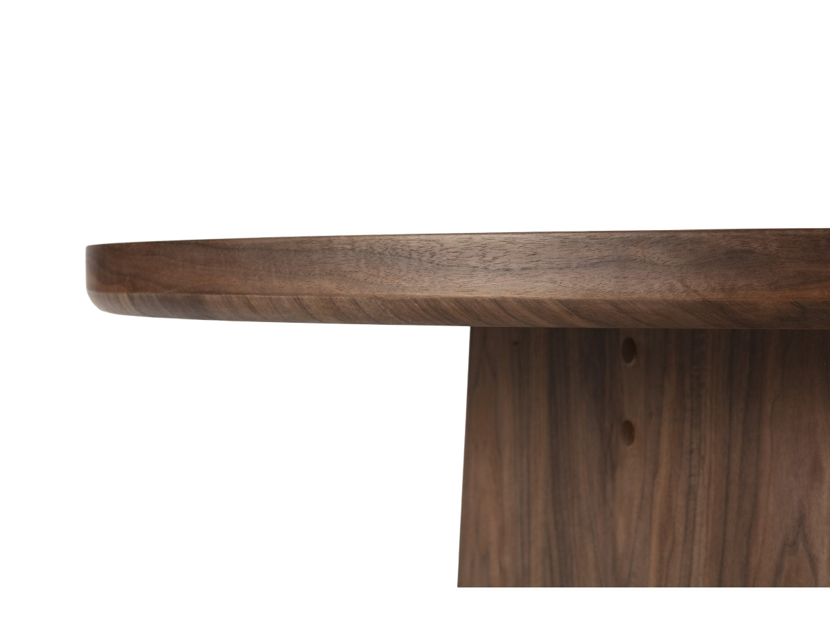 PABLO set met ovale eettafel 220 cm in notenhoutfineer + TANYA stoelen in structuurstof