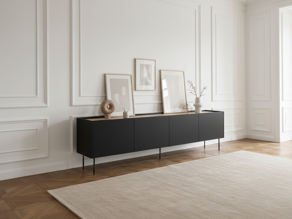 ATLAS 4-deurs tv-meubel 220 cm