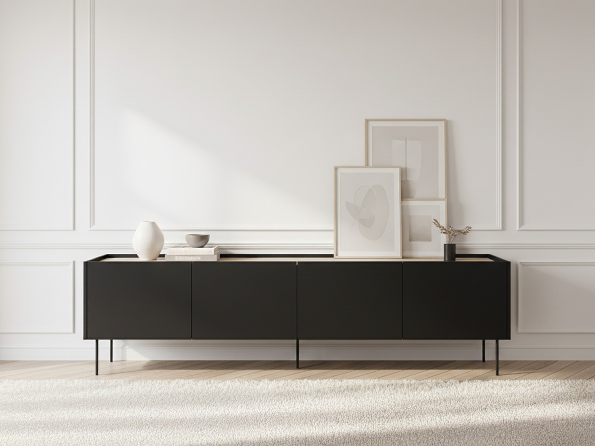 ATLAS 4-deurs tv-meubel 220 cm