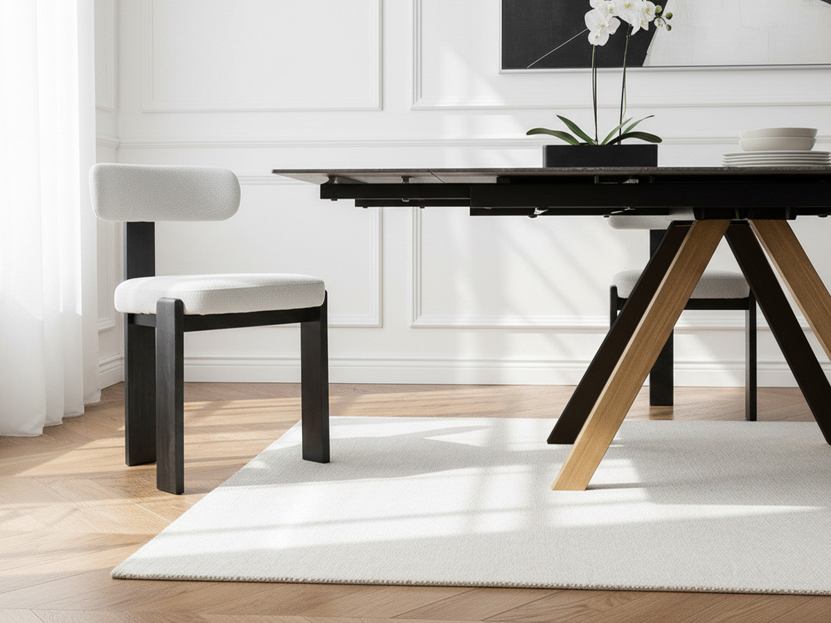 ZOLA uitschuifbare eettafel 160 tot 240 cm keramisch blad