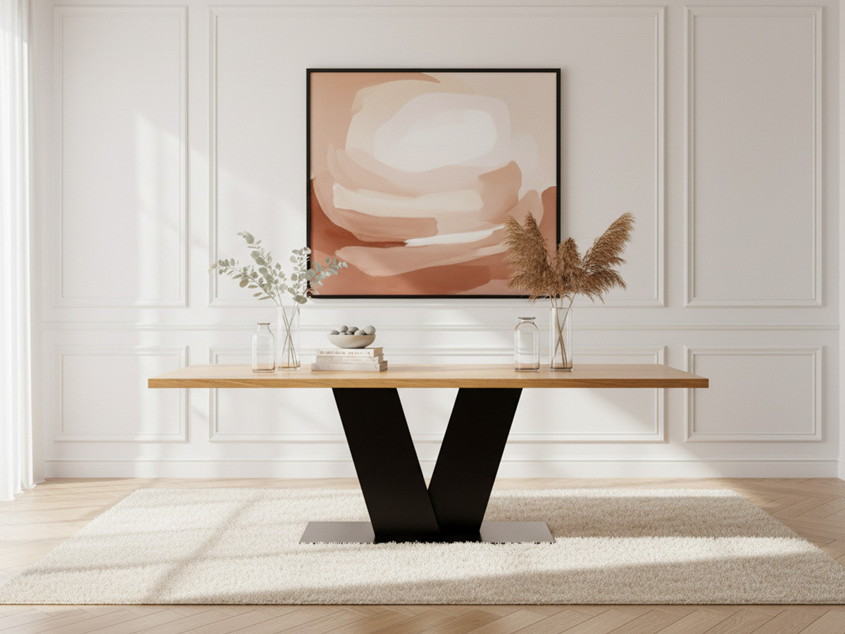 VICTOR eettafel van massief mangohout