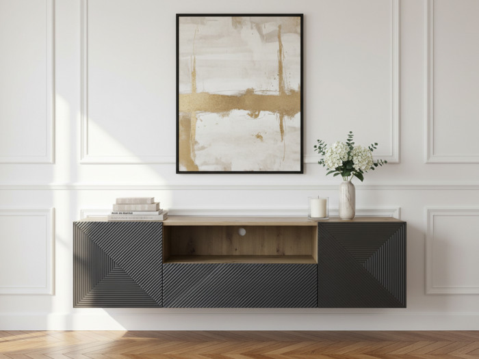 Meuble TV suspendu 167 cm ALICE