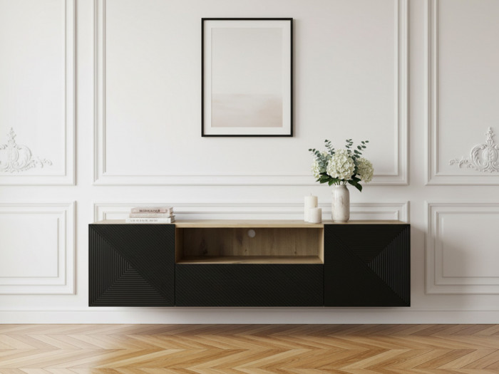 Meuble TV suspendu 167 cm ALICE