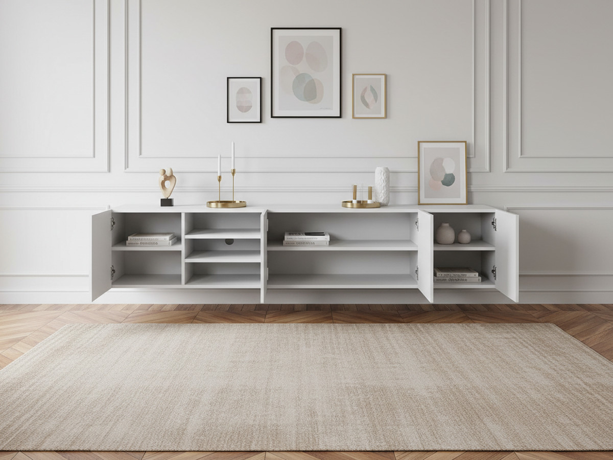 ALICE 200 cm wandmeubel met nissen