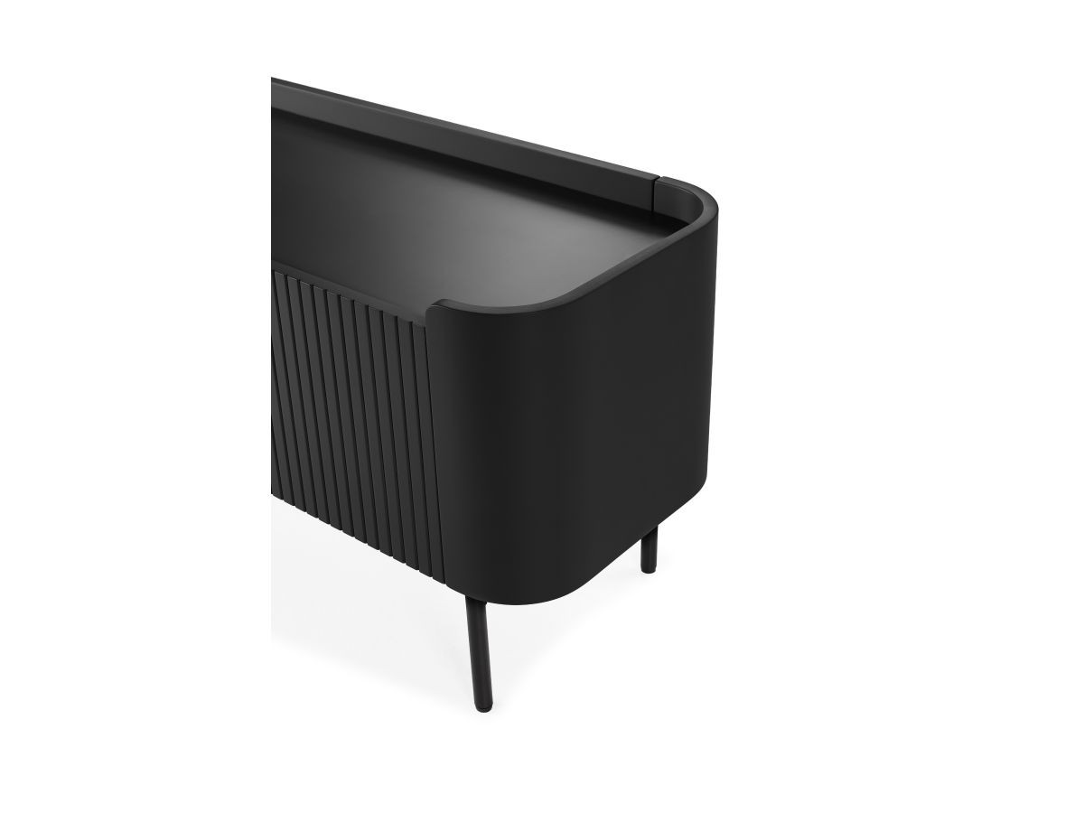 Ensemble JAY avec buffet 200 cm + meuble TV 180 cm effet tasseaux