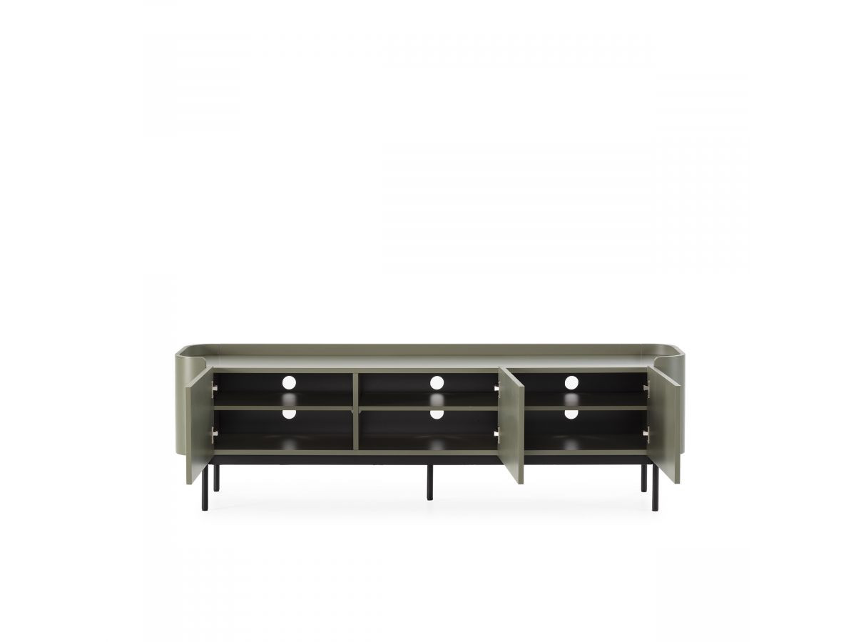 Ensemble JAY avec buffet 200 cm + meuble TV 180 cm effet tasseaux