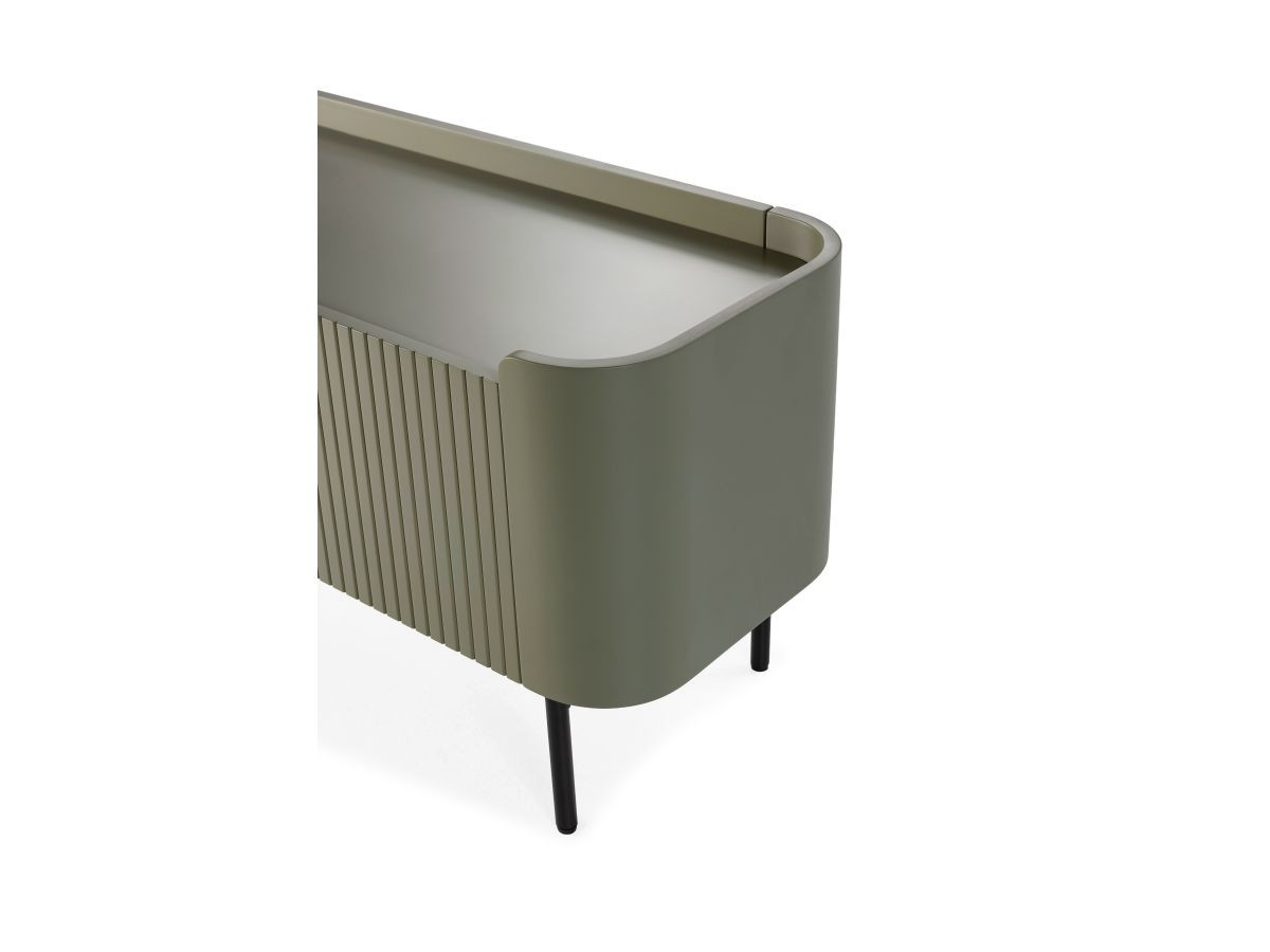 Ensemble JAY avec buffet 200 cm + meuble TV 180 cm effet tasseaux