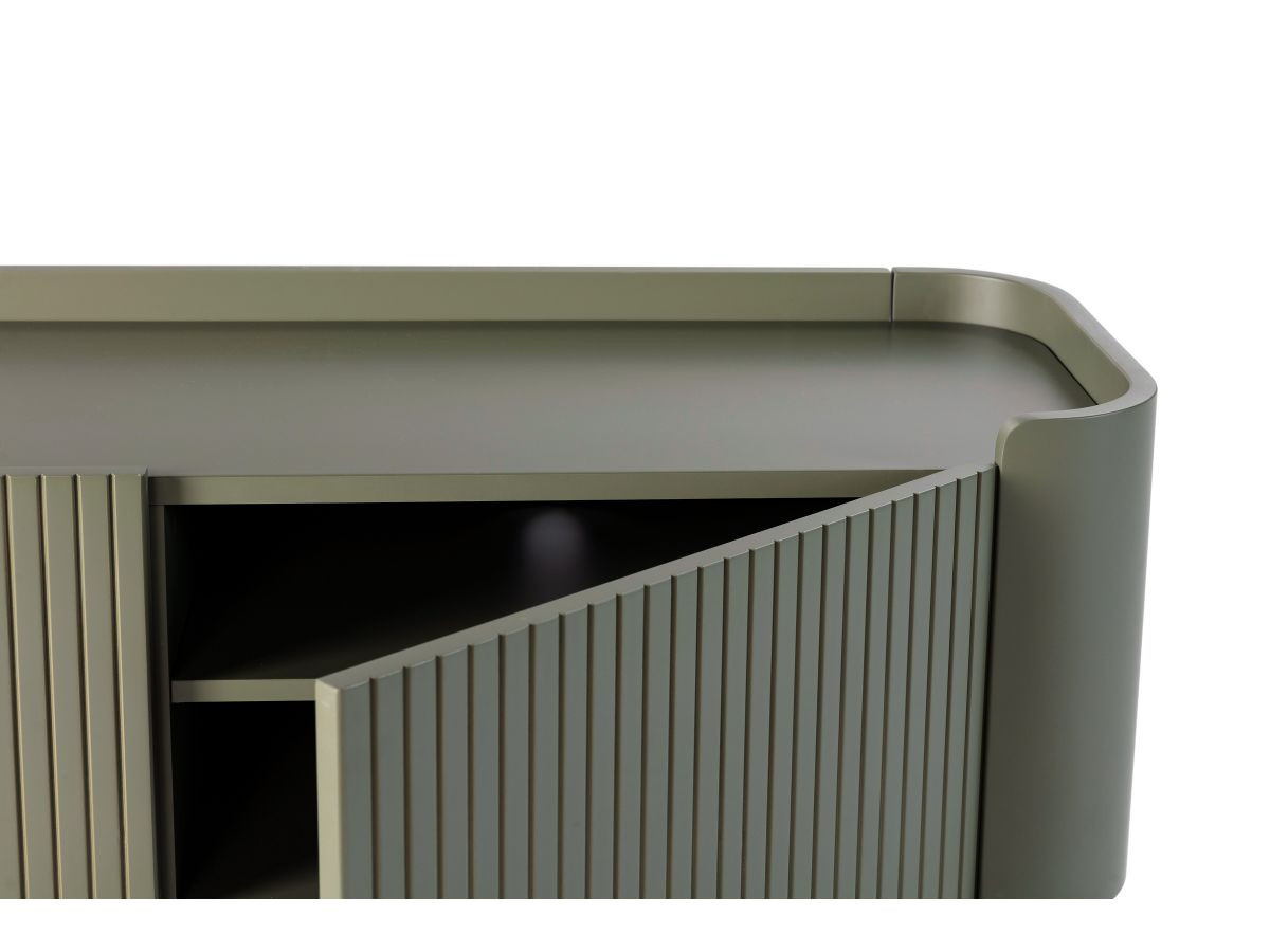 Ensemble JAY avec buffet 200 cm + meuble TV 180 cm effet tasseaux