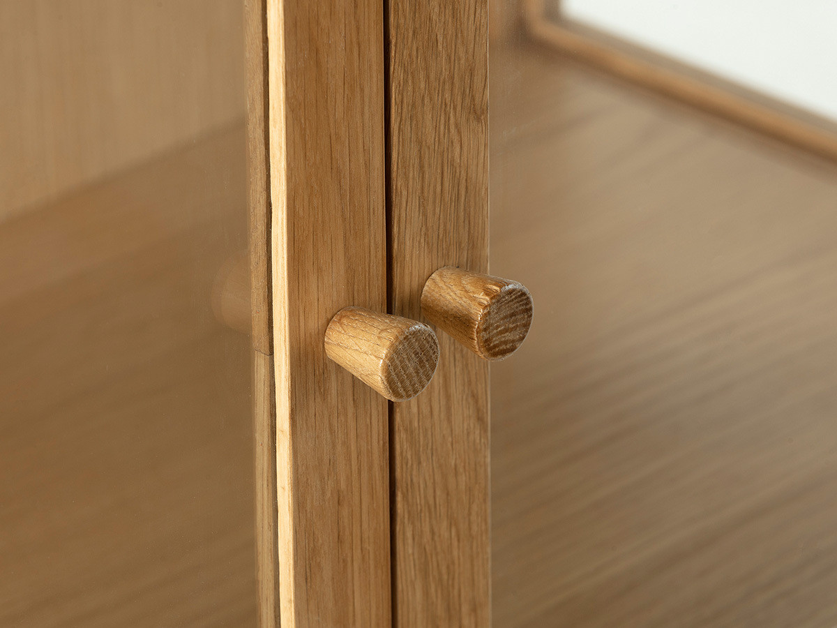 CARMEN set met 180 cm dressoir + 160 cm tv-meubel in massief eiken fineer