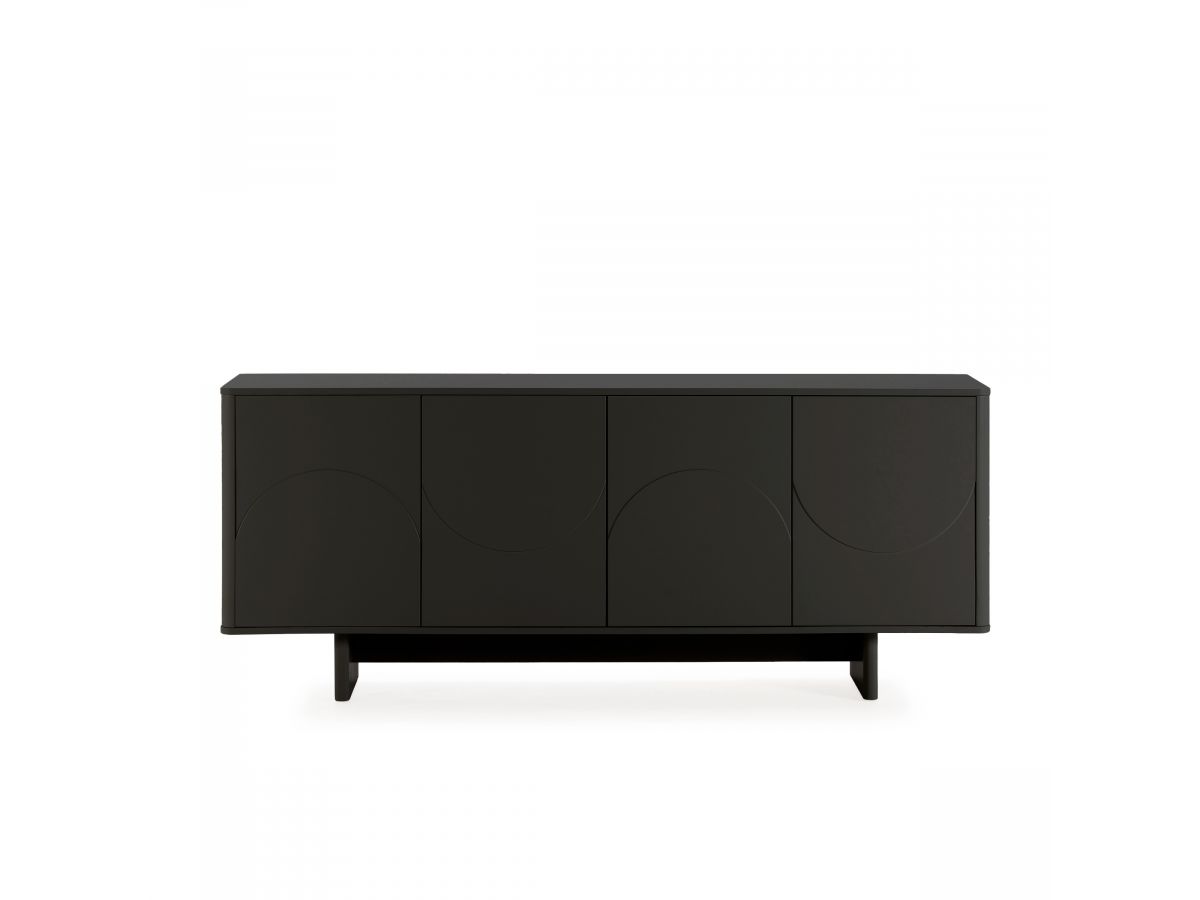 ESTEBAN set met 180 cm dressoir + 180 cm tv-meubel met geometrische vormen