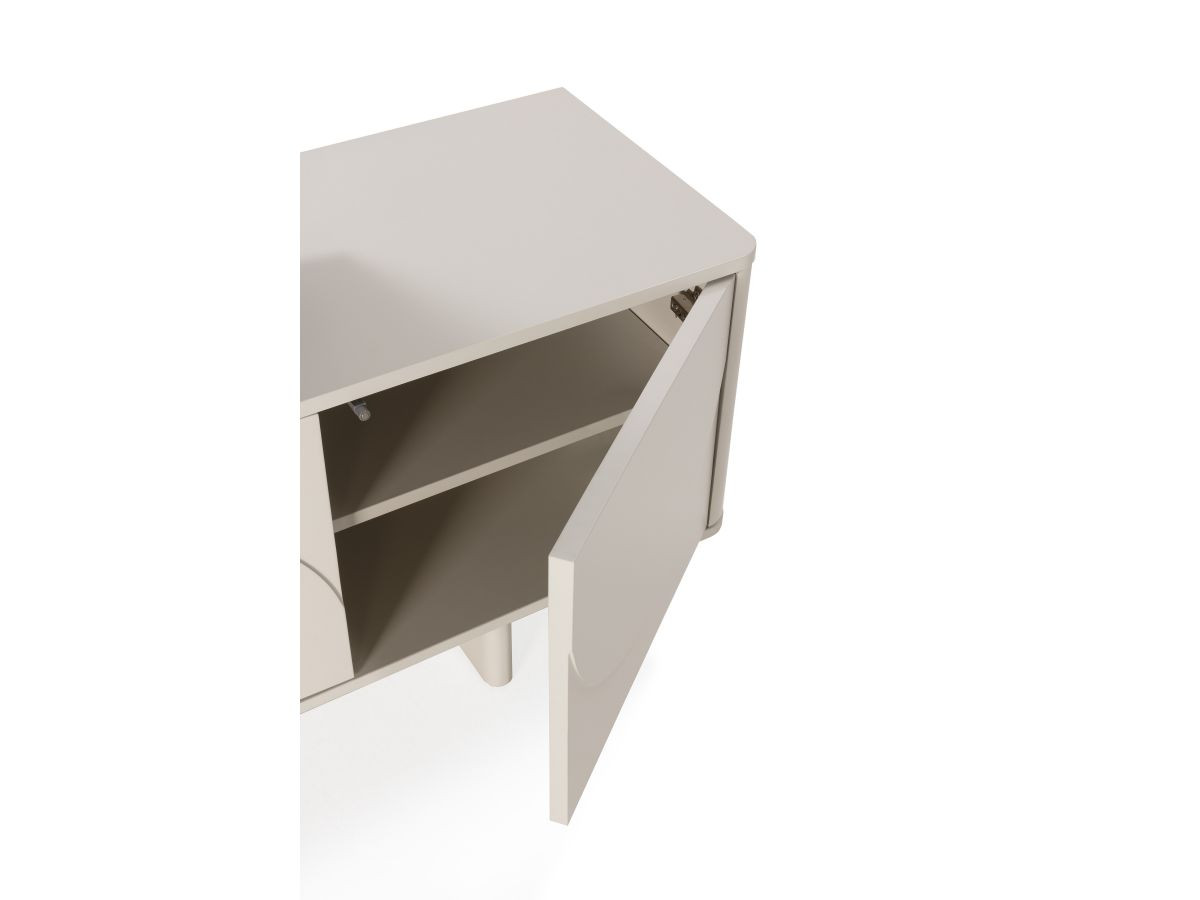 ESTEBAN set met 180 cm dressoir + 180 cm tv-meubel met geometrische vormen