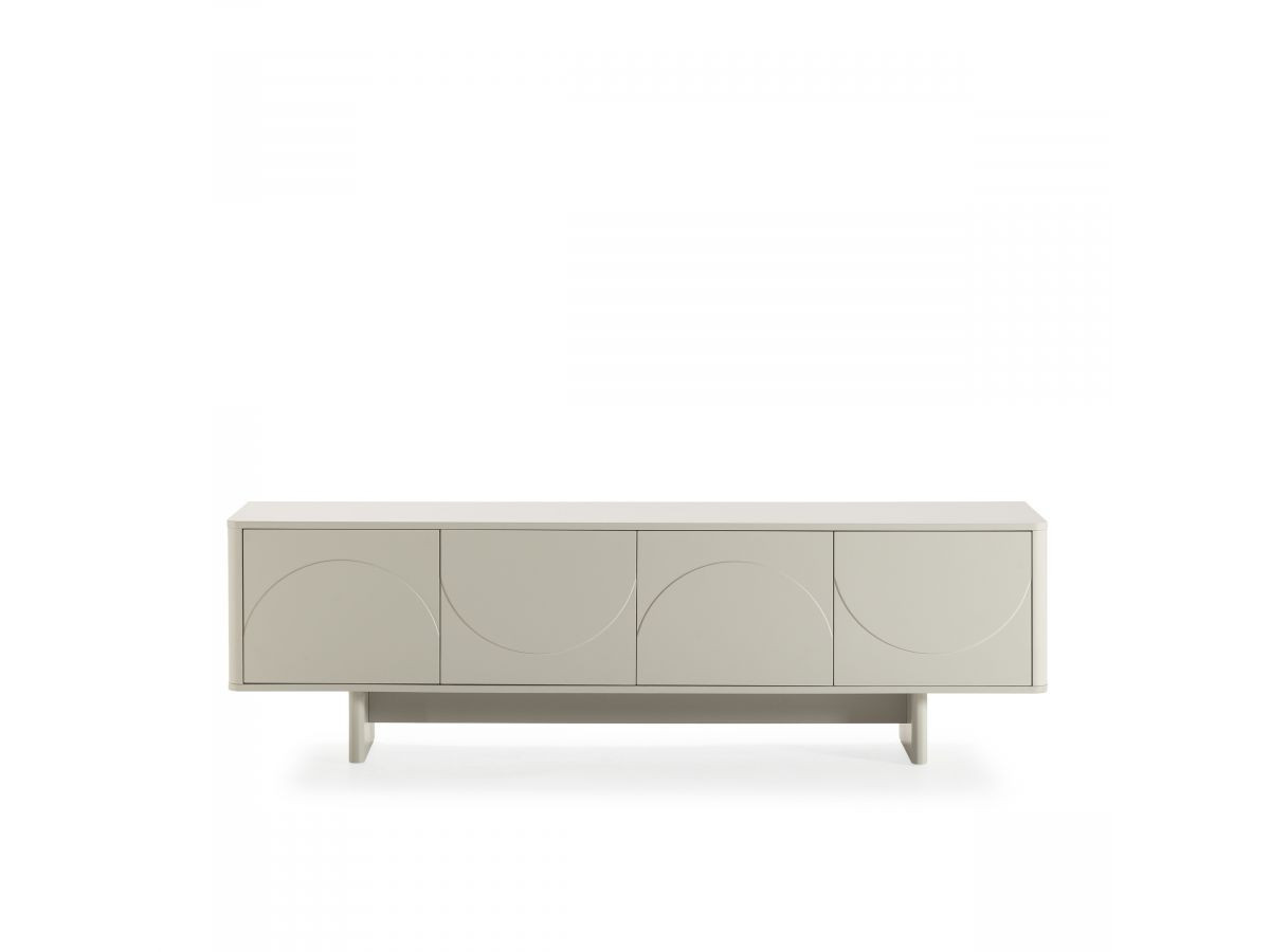 ESTEBAN set met 180 cm dressoir + 180 cm tv-meubel met geometrische vormen