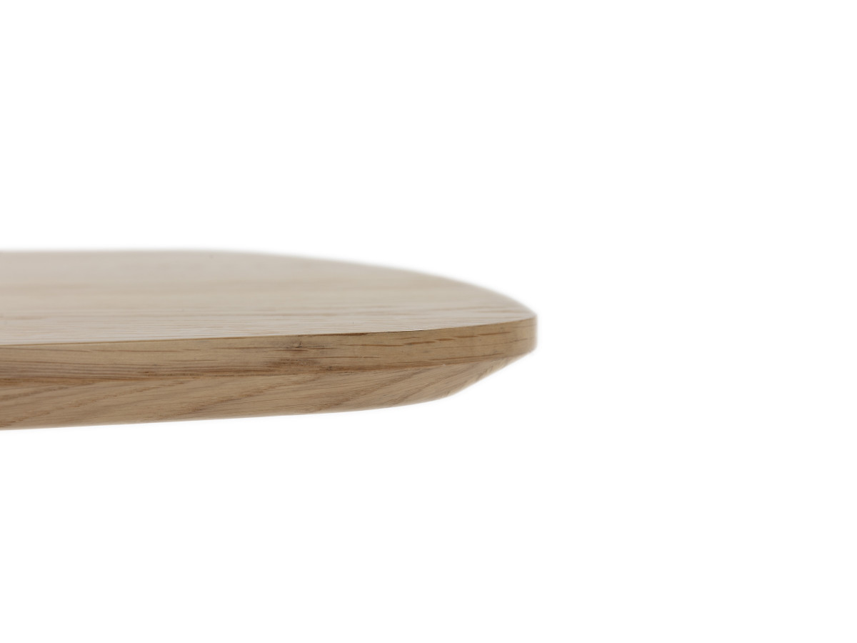 Table à manger carrée NOA 120 cm placage chêne massif