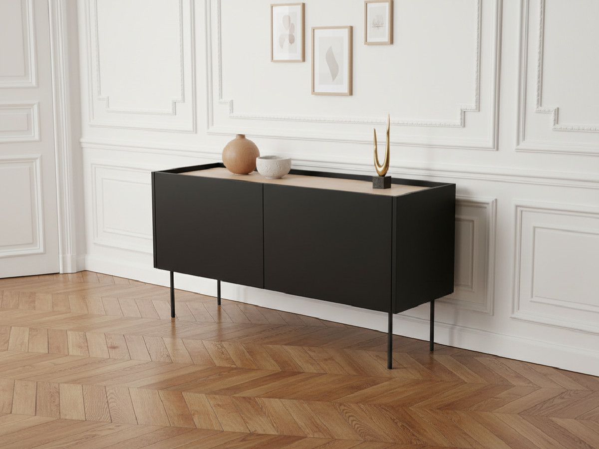 ATLAS 120 cm 2-deurs tv-meubel