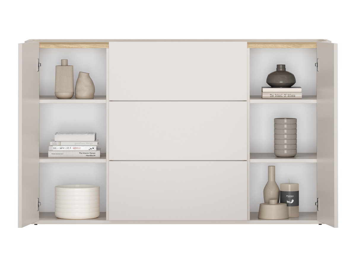 Buffet 2 portes 3 tiroirs 150 cm ANYRA