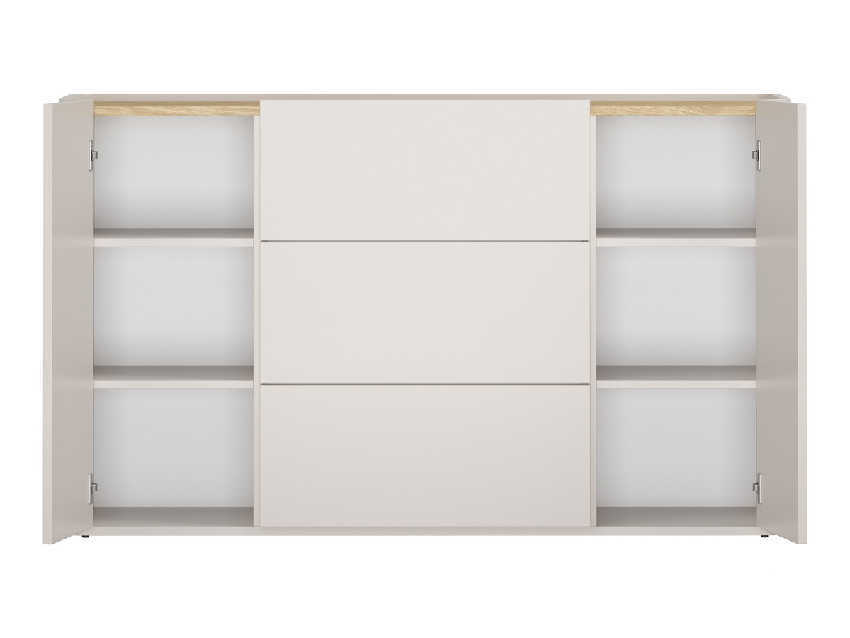Buffet 2 portes 3 tiroirs 150 cm ANYRA