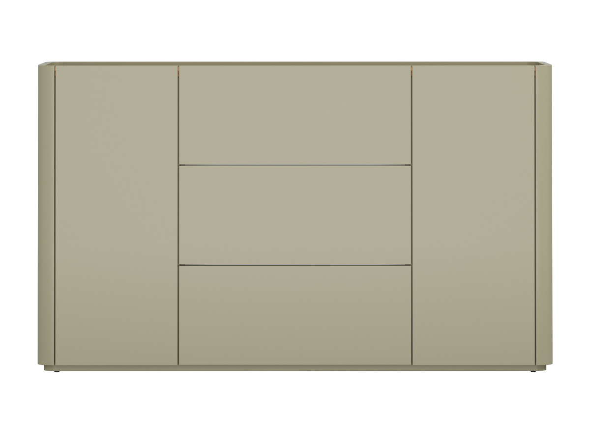 Buffet 2 portes 3 tiroirs 150 cm ANYRA vert — vue 6