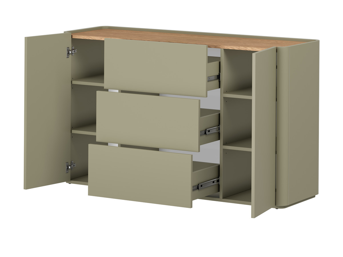 Buffet 2 portes 3 tiroirs 150 cm ANYRA