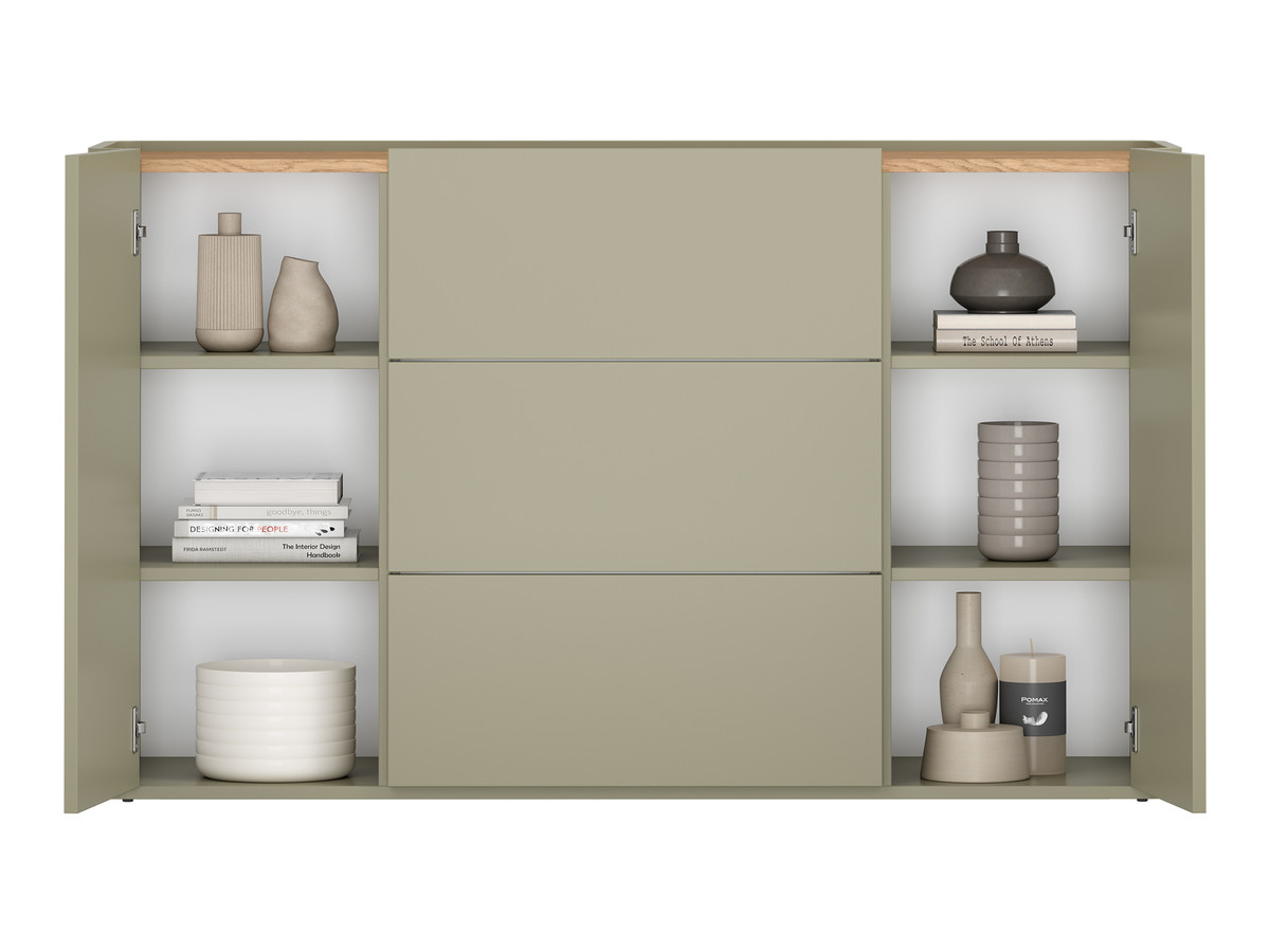 Buffet 2 portes 3 tiroirs 150 cm ANYRA