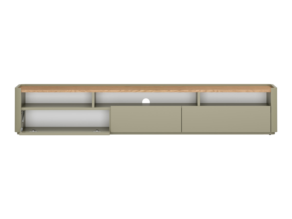 Meuble TV 1 porte 2 tiroirs 200 cm ANYRA