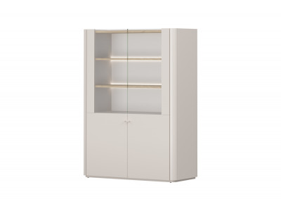 Meuble vitrine 2 portes H. 138 cm ANYRA